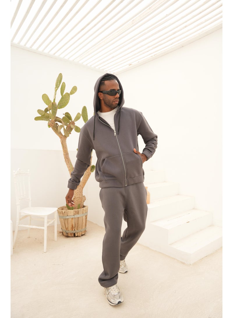 AMICI Heavyweight Charcoal sweatpants - Image 3